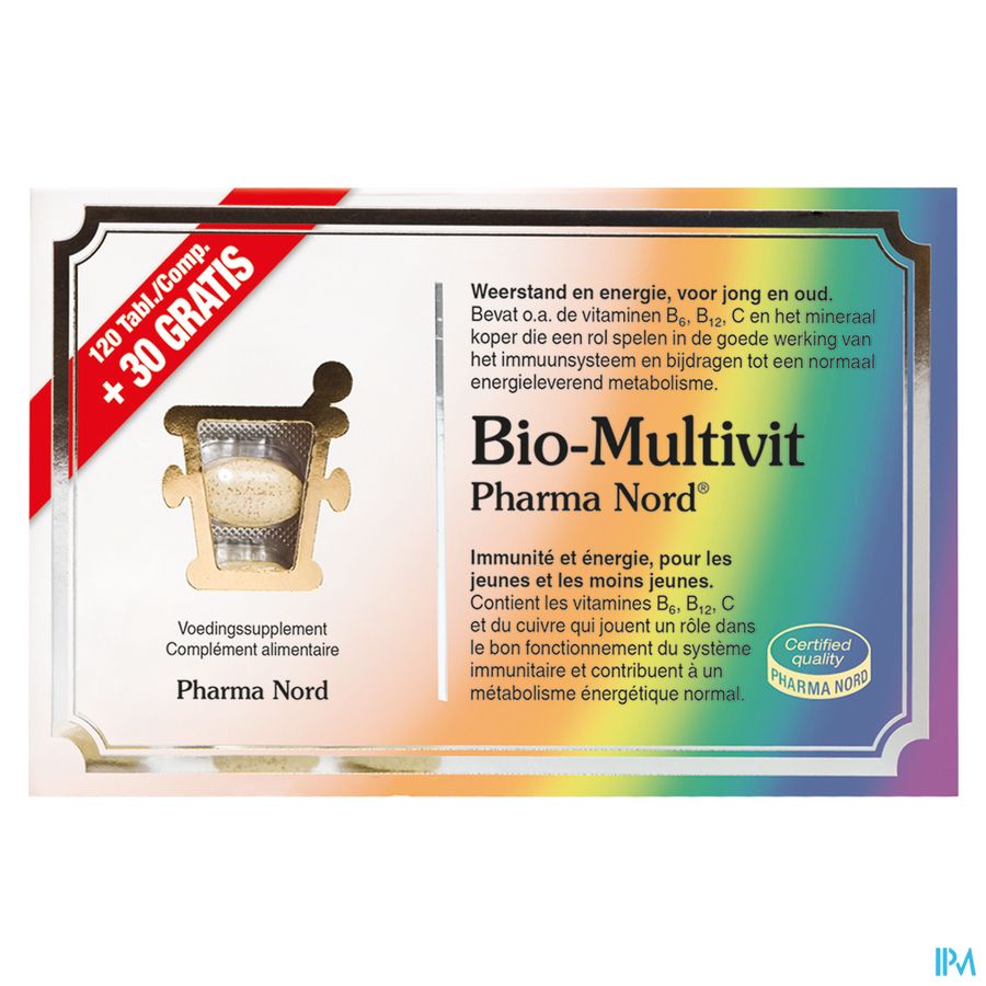 Pharma Nord Bio-Multivit 120+30 Tabletten Gratis