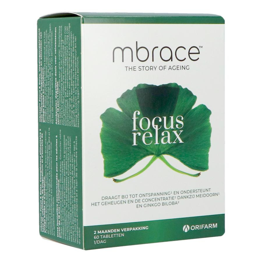 Mbrace Focus & Relax 60 Tabletten