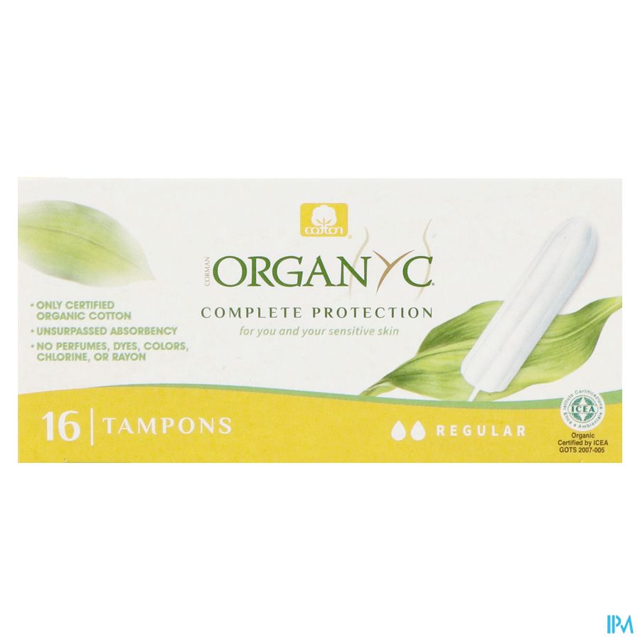 Organyc Tampon Regular Bio Katoen 16