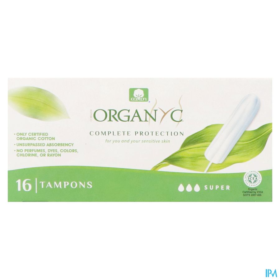 Organyc Tampon Super Bio Katoen 16