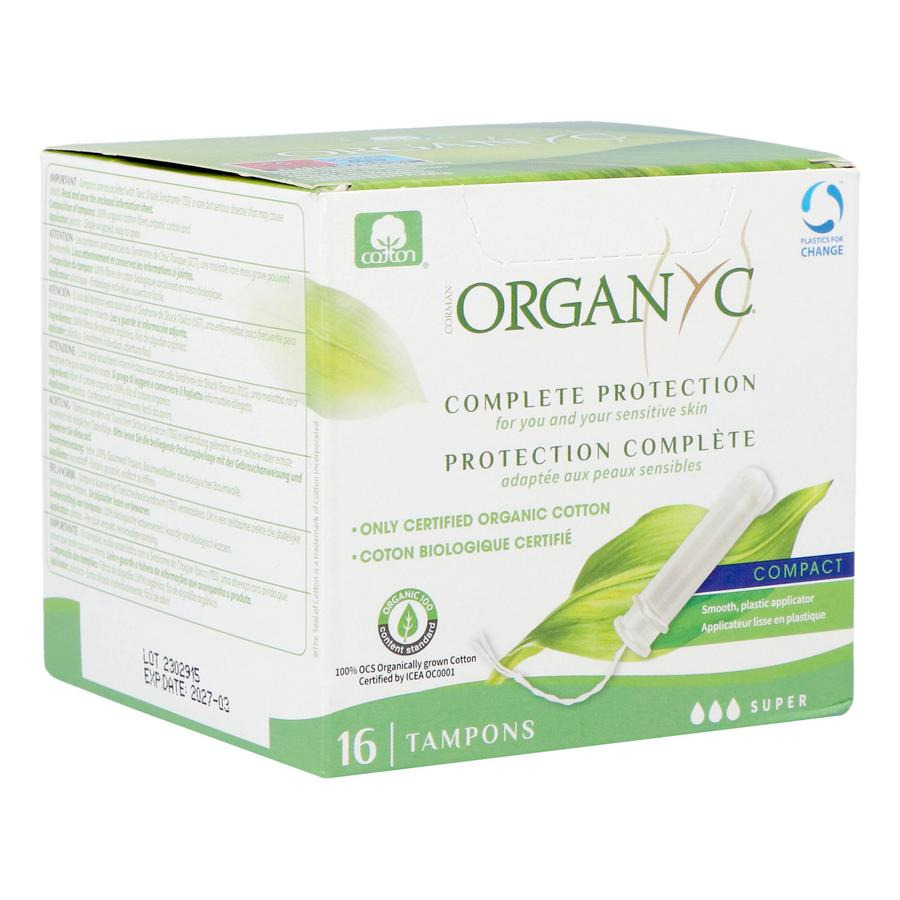 Organyc Complete Protection 16 Super Tampons met Applicator