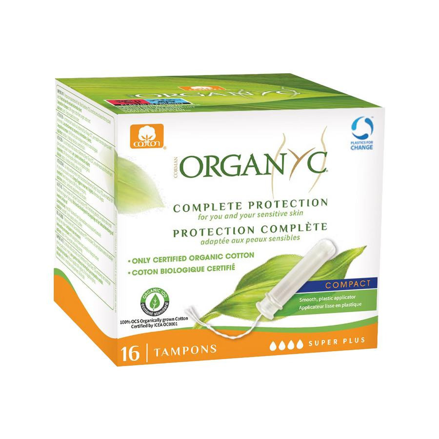 Organyc Tampon Compact Super Plus Bio Katoen 16