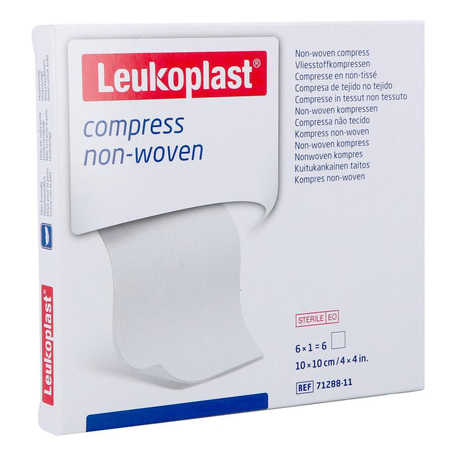 Leukoplast Compress N/woven St. 10cmx10cm 6