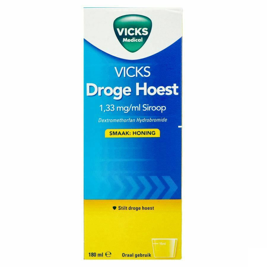 Vicks Droge Hoest Siroop 180ml