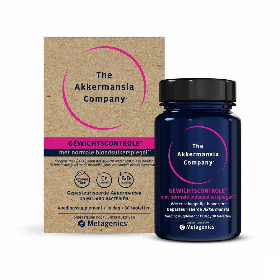 The Akkermansia Company Gewichtscontrole 30 Tabletten