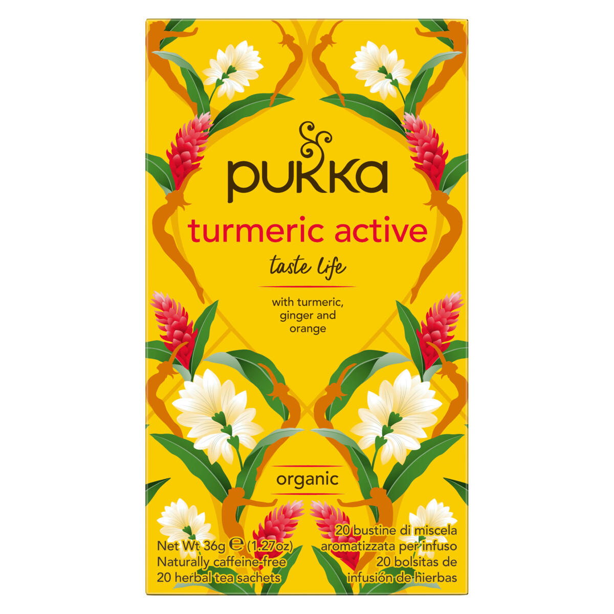 Pukka Turmeric Active Biologische Thee 20 Zakjes