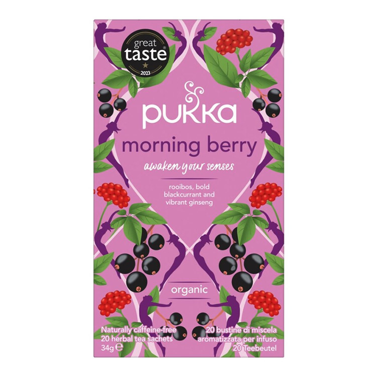 Pukka Morning Berry Biologische Thee 20 Zakjes