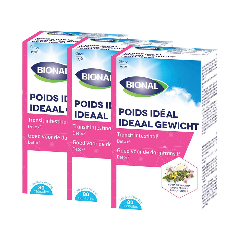 Bional Ideaal Gewicht 3 x 80 Capsules Promopakket